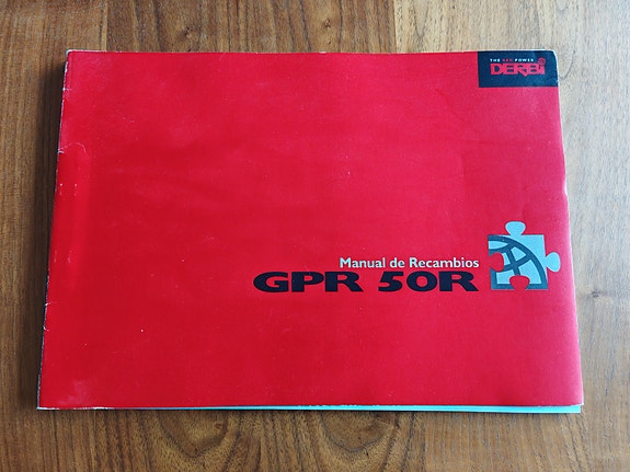Derbi GPR 50 R räjäytyskuvat