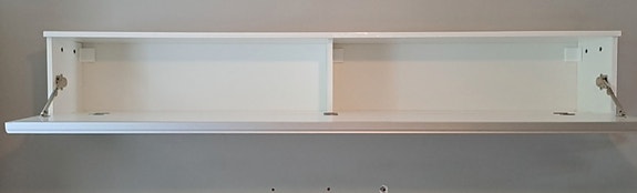 Ikea Bestå Burs seinähylly, korkeakiiltovalkoinen