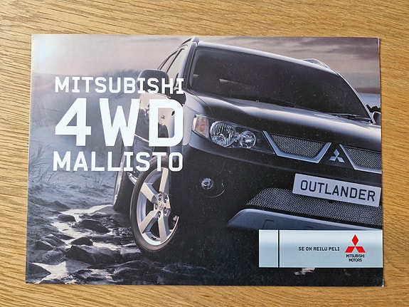 Mitsubishi 4wd mallisto -esite