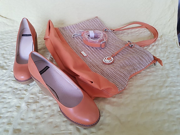 Kengät + laukku setti, Vagabond & Benetton