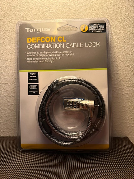 Combination Cable Lock / Laptop-Netbook
