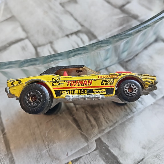 Vanha Matchbox  Dodge Lelukilpa-auto Keltainen