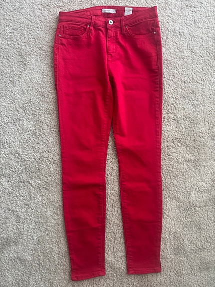 Tommy Hilfiger 29/32 como punaiset farkut