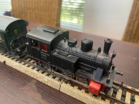 Märklin junaradan höyryveturi