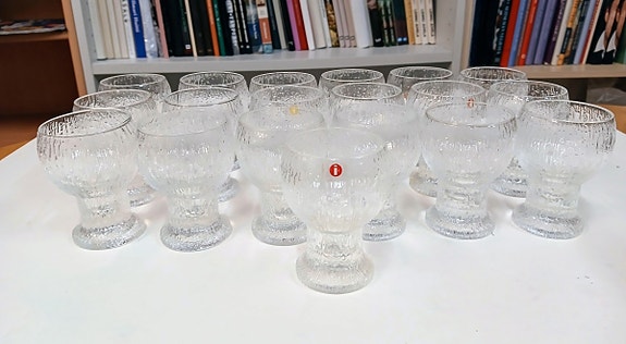 Iittala, Timo Sarpaneva, Kekkerit, Paukku lasi 19kpl