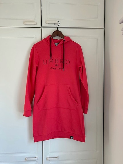 Umbron pitkä college huppari