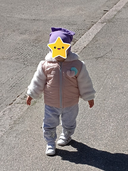 Vk kolmiosainen puku (takki+collegeasu), koko 74/80
