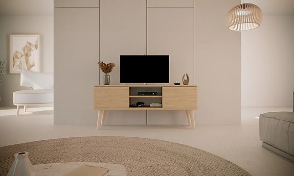 Kocot Toronto TV-taso 120cm, beige