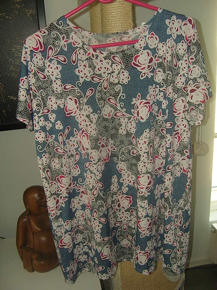 Kaunis Kirjava Naisten paita / tunika L XL