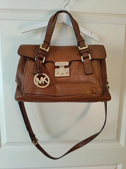 Michael Kors Nahka Käsilaukku Ruskea