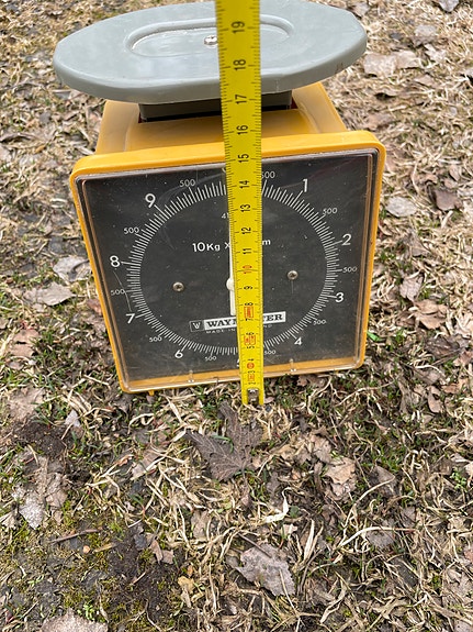 Retro keittiövaaka