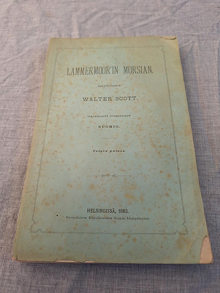 Walter Scott : Lammermoor'in morsian (painettu vuonna 1880)