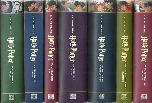 Etsitään Harry Potter - kirjojen 1. painoksia (osat 1-2)