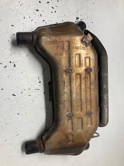 Triumph Catalytic Centre Collector Box 2010 Thunderbird 1600