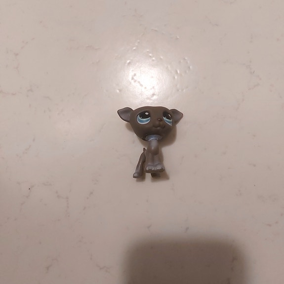 Lps Koira Petsi #319 Littlest Pet Shop Greyhound Pet