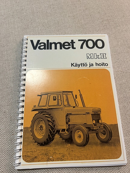 Valmet 700 mk2 Käyttö ja hoito