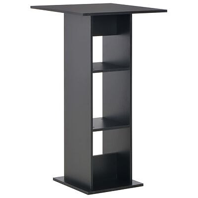 vidaXL Baaripöytä musta 60x60x110 cm(sku280206
