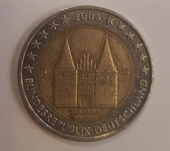 Saksa 2€ 2006 Holstentor J