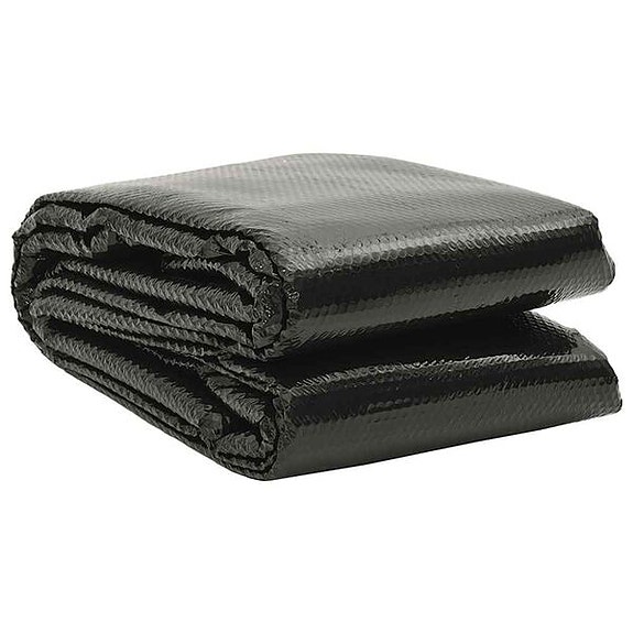 vidaXL Kelluva uima-altaan aurinkoenergiakalvo 6 x 4 m Musta(sku90340
