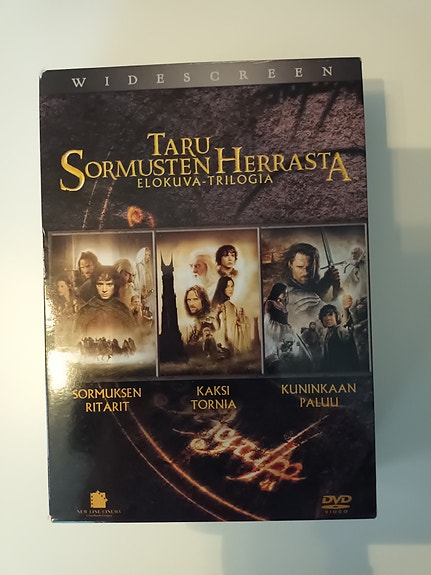 Taru Sormusten Herrasta Elokuva-Trilogia DVD