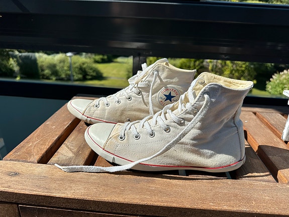 Converse All Star valkoiset tennarit