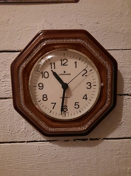 Vintage keraaminen seinäkello