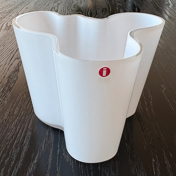 Iittala Alvar Aalto maljakko 120 mm, opaali