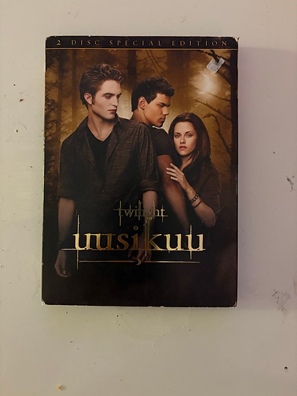 Twilight uusikuu elokuva dvd levy