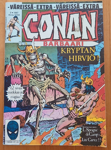 Conan Barbaari 3/1987 Kryptan hirviö