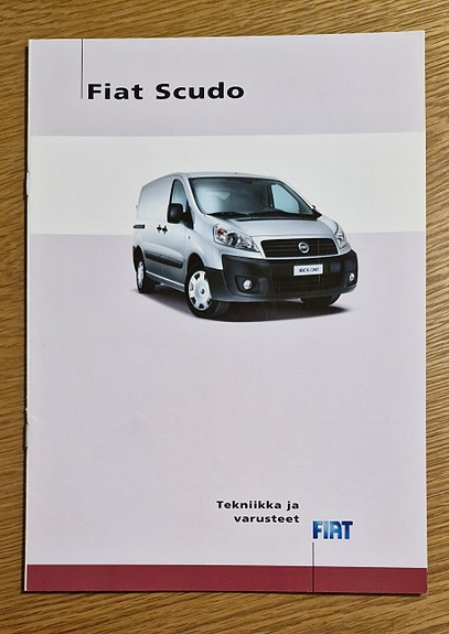 Fiat Scudo | Tekniikka ja varusteet -esite 2007