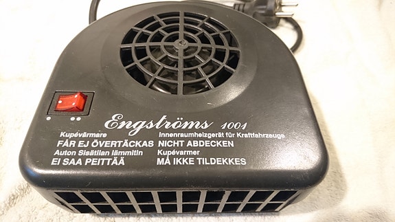 Auton sisälämmitin Engström 1001 Teho 950w max