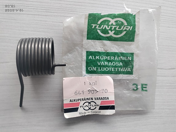 Tunturi Puch käynnistyspolkimen palautusjousi