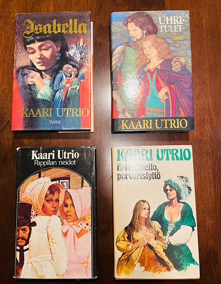 Kaari Utrion kirjat 4 kpl pakettina