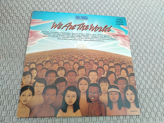 We are the world maxisingle 45rpm