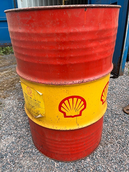 Vanha Shell tynnyri 209l