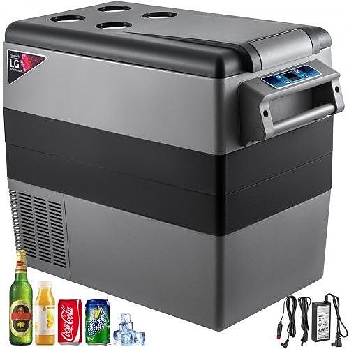 12V 24V 230V 55L jääkaappi pakastimella