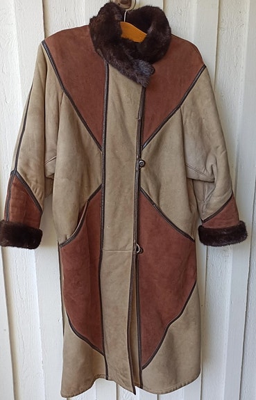 Kelsiturkki, kaula ja hihat - minkki, koko 38-40