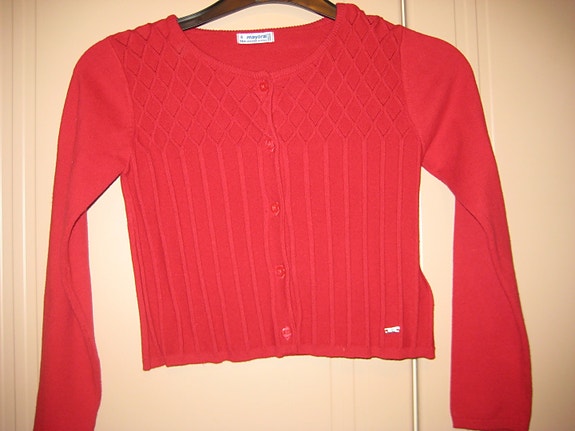 Mayoral punainen bolero, koko 128