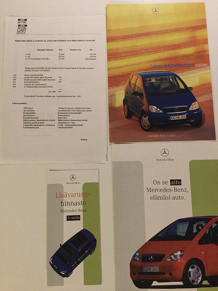 Mercedes benz A sarja myyntiesite
