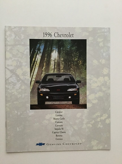 Chevrolet 1996 myyntiesitteitä uusia