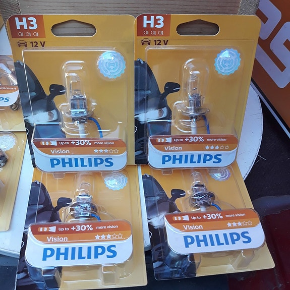 Philips Vision H3-polttimo +30% 12V 55W