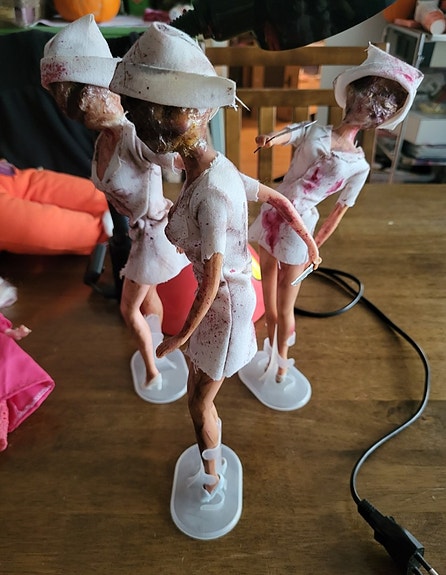 Silent Hill nurse barbie customit