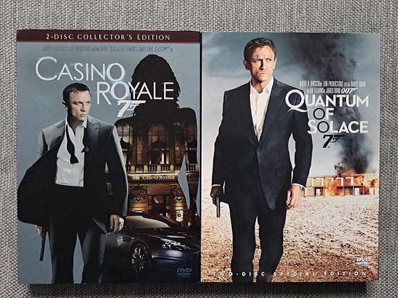 2 x James Bond dvd