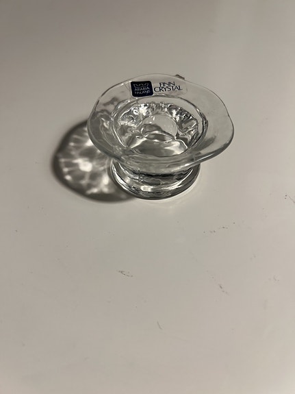 Arabia Finn Crystal kynttilänjalka