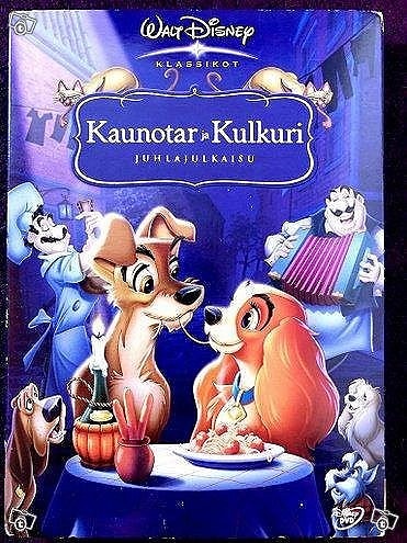 Kaunotar ja kulkuri - Juhlajulkaisu DVD Disney