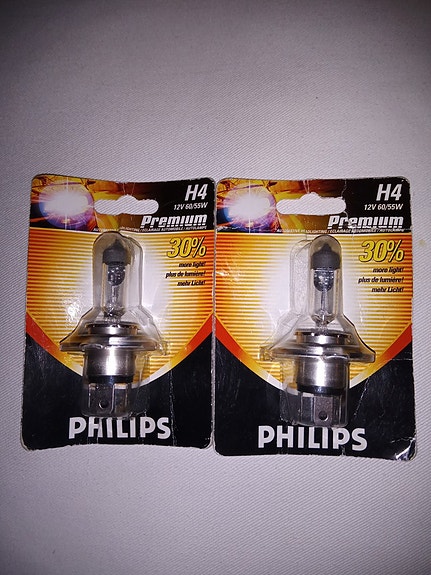 Philips H4 polttimot (2 kpl)