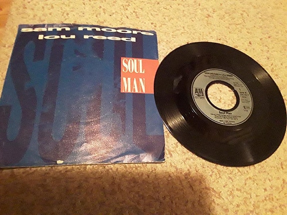 Sam Moore & Lou Reed 7" Soul man
