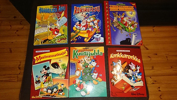 6 Kpl Uusia Ankkalinna kirjoja