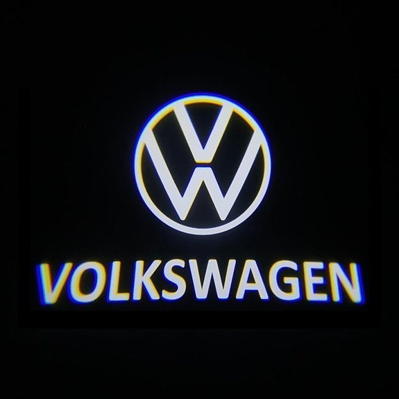 Volkswagen Touareg (MK3/CR) logolliset ovivalot — logo maahan (2kpl)
