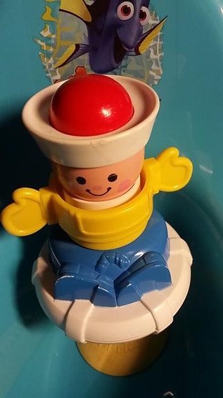 Vintage, lattialelu taaperolle, 80-luku, Fisher-Price Toys